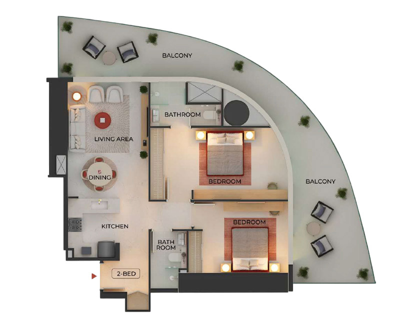skyblade-binghatti-2br-apartments-floor-plan Binghatti Skyblade Downtown Dubai 2-BR Apartment Floor Plan
